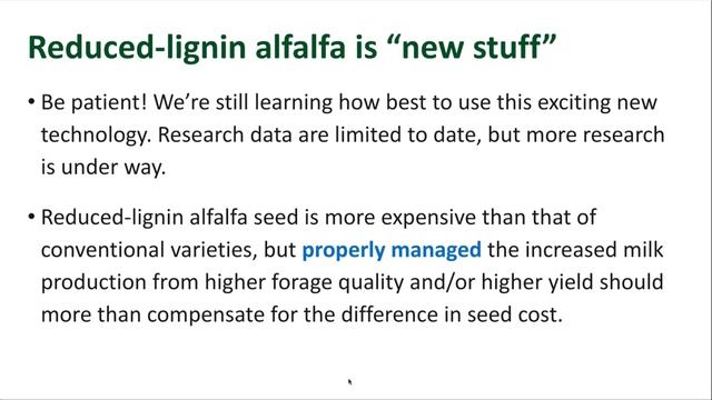 The lowdown on reduced-lignin alfalfa смотреть онлайн