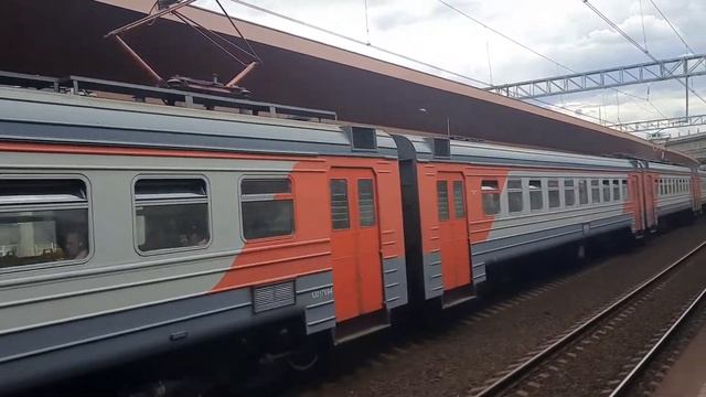 ЭД4М 0259 отправляется со станции Ростокино(бывш. Северянин) смотреть онлайн