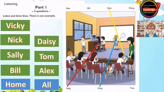A1 Movers Listening 1,2