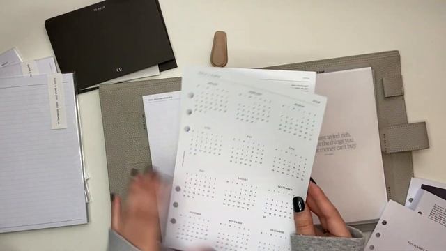 A5 6-Ring 2024 Planner Setup | Cloth and Paper Foundations Leather Agenda смотреть онлайн