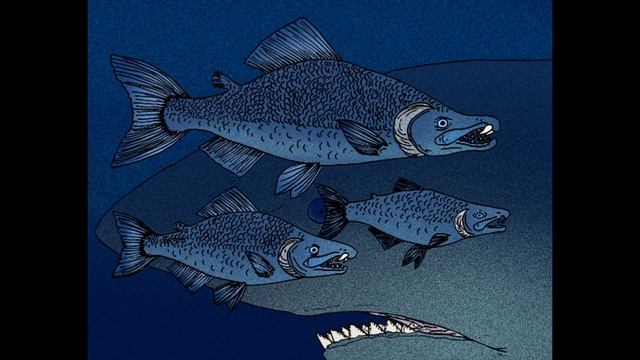 PALEOPEDIA#95 Oncorhynchus rastrosus|Salmon con dientes de sable смотреть онлайн