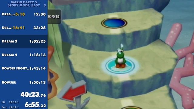 Mario Party 5 Story Mode - Easy Speedrun in 1:20:21 смотреть онлайн