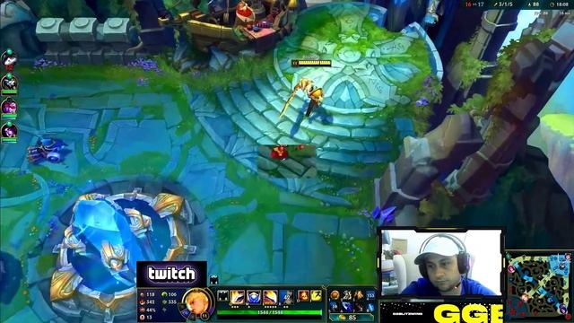 [GAREN MID] como jogar de garen vs lux e desviando de varias skill então bora de gameplay. смотреть онлайн