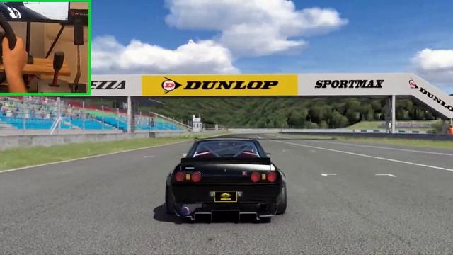 Drifting Okayama Drift Circuit In A Nissan Skyline R32 - Fanatec Podium DD1 - Assetto Corsa