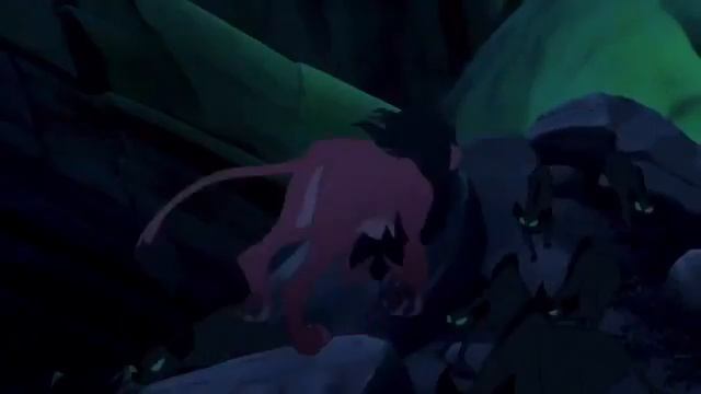 Scars tells the Pride lands That Simba And Mufusa Died ( Lion King)