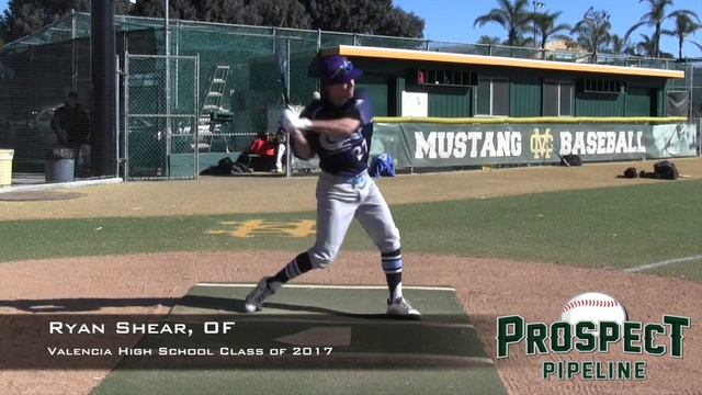 Ryan Shear Prospect Video, OF/C, Valencia High School Class of 2017 смотреть онлайн