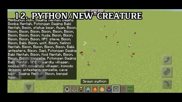 Minecraft|🌏ShowCase 🌳🌲MBcreature Plus V2 add-on🦁🐯