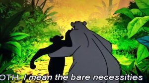 Disney The Jungle Book 1967 Ending The Bare Necessities