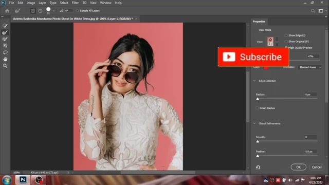 Photoshop Tutorial How to Change Background Using Channel Quicky Tool Blur Ep372 смотреть онлайн
