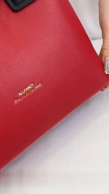 Leathers Red Color Tote Bag For Women's. #fashionstyle #youtube #fashion #youtubevideo #bag смотреть онлайн