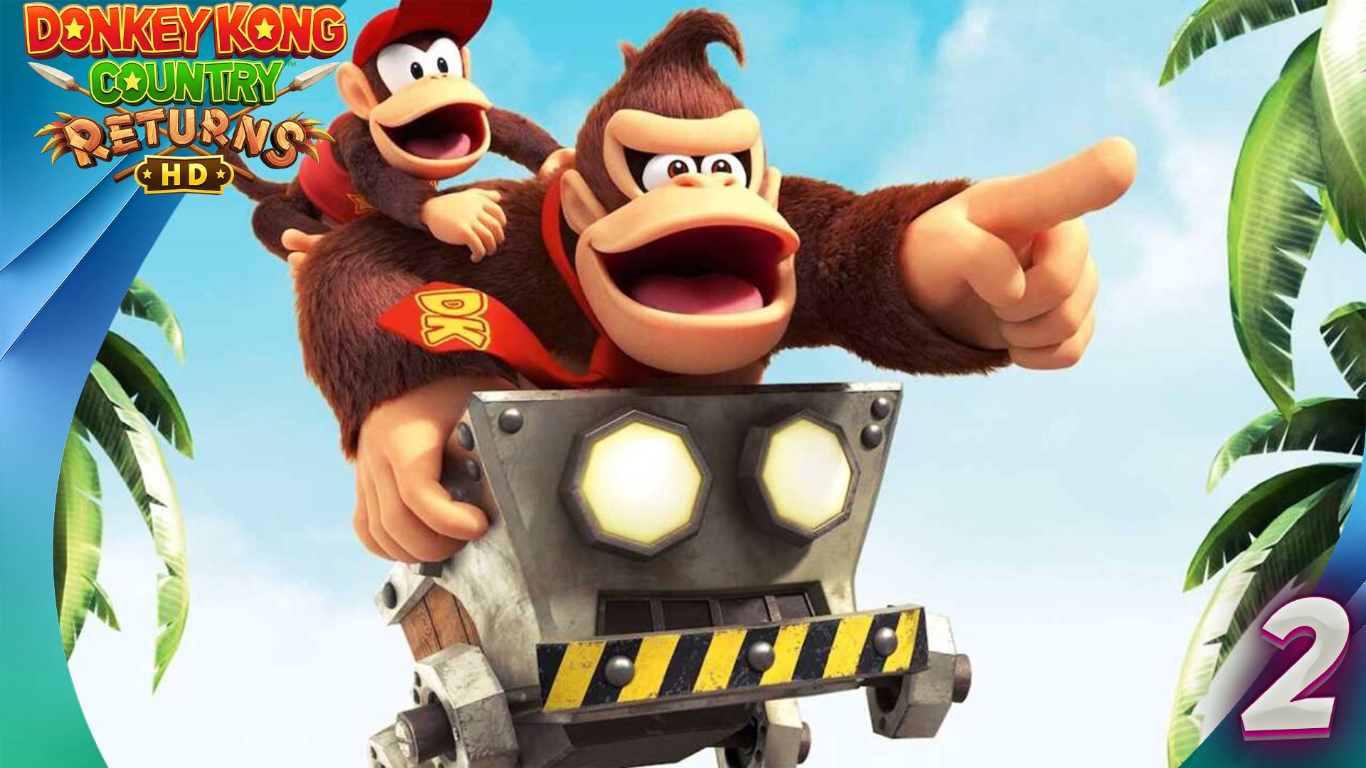 🐵Donkey Kong Country Returns HD прохождение 2: Сложный уровень = обезьяний кризис! смотреть онлайн