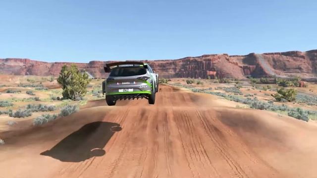 Rally Jumps At Bajarama With Camera Paths BeamNG