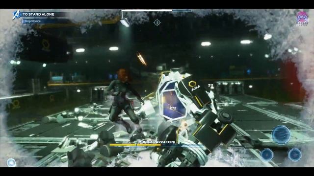 Marvel's Avengers Black Widow Vs Monica Rappaccini BOSS FIGHT Scene HD(1080) смотреть онлайн