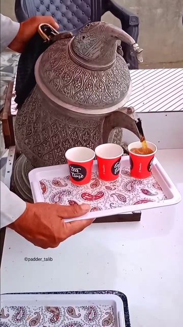 Kashmiri Saffron Kehwa 😍  #kashmir #kashmiri