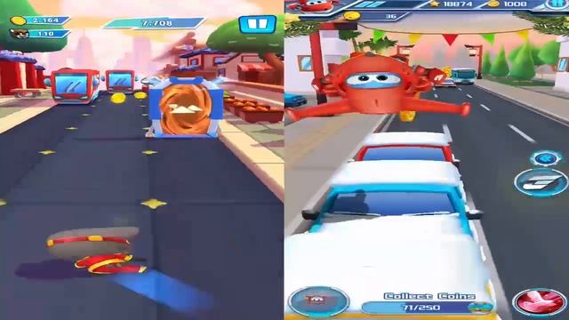 Talking Tom Hero Dash vs Super Wings : Jett Run Android Gameplay BVGCBCGG смотреть онлайн