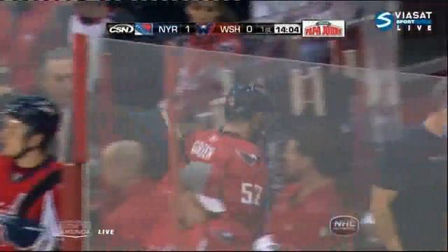 Goal Steve Eminger (Rangers & Capitals) NHL Feb 25, 2011 смотреть онлайн