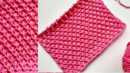 КРАСИВО И ОЧЕНЬ НЕЖНО! Идеальный узор для весенних и летних изделий.