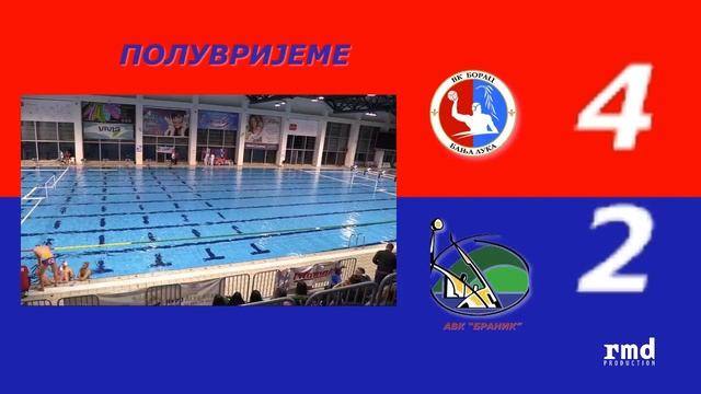 ВАТЕРПОЛО - 1. ЛИГА СЛОВЕНИЈЕ / ВК „БОРАЦ“ БАЊА ЛУКА - АВК „БРАНИК“ МАРИБОР смотреть онлайн
