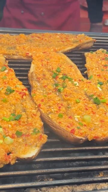 Street food Garlic eggplant 🍆 смотреть онлайн
