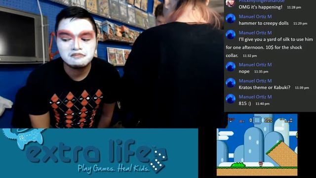 GEISHA MAKEUP!! [Extra Life 2017 Highlight] смотреть онлайн