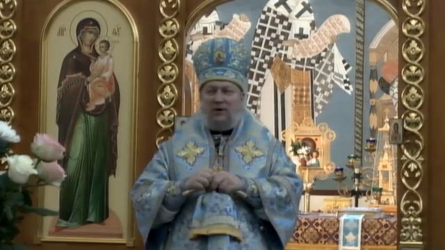 Проповедь в праздник Благовещение Пресвятой Богородицы смотреть онлайн
