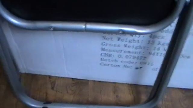 Hira Texet Basic Folding Padded Chairs Black смотреть онлайн