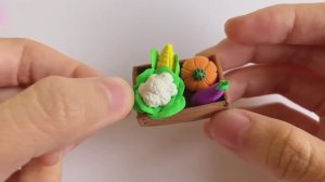 Что слепить из пластилина - Как слепить из пластилина Миниатюрные овощи своими руками