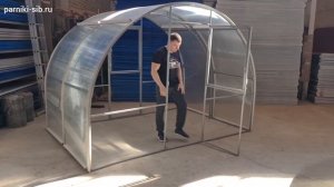 Теплица с открывающейся крышей и раздвижными  боками. проветривание теплицы.Теплица "Сдвижная-Люкс".