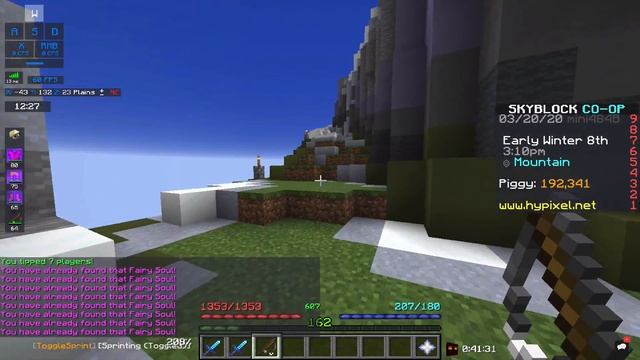 Hypixel Skyblock - All Fairy Soul Mountain Locations! (Fairy Soul Guide #18)