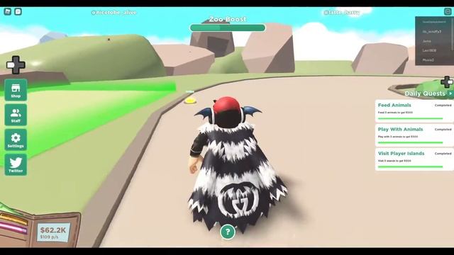 (AQUATIC!) My Zoo Tycoon Roblox Part 2 Caring Feeding Then Buying New Habitats смотреть онлайн