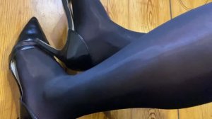 Shiny Stocking of a Crossdresser 221