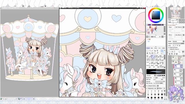 【Speedpaint SAI2】Carousel of Dreams