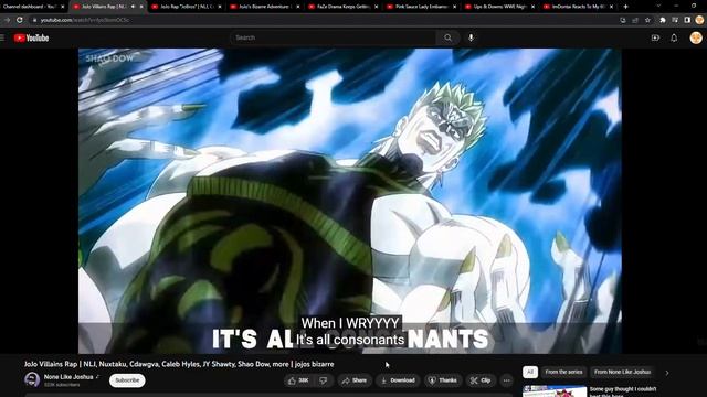 JOOOOJO | JoJo Rap Reaction смотреть онлайн