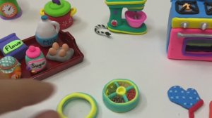 Поделки из пластилина -  Как сделать миниатюрный Кухонный гарнитур из пластилина  своими руками