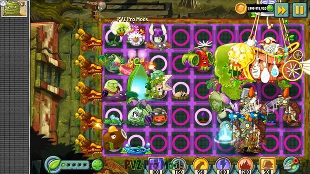 Plants vs Zombies 2: MOD Random Plants Level 1 vs All Zomboss смотреть онлайн