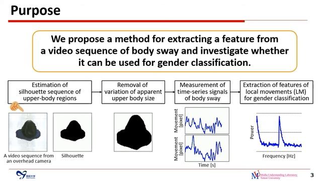 Gender Classification Using Video Sequences of Body Sway Recording by Overhead Camera смотреть онлайн