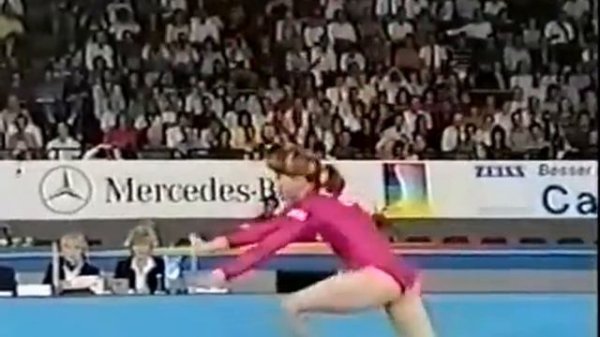 Olesya Dudnik - 1989 Worlds EF - Floor Exercise