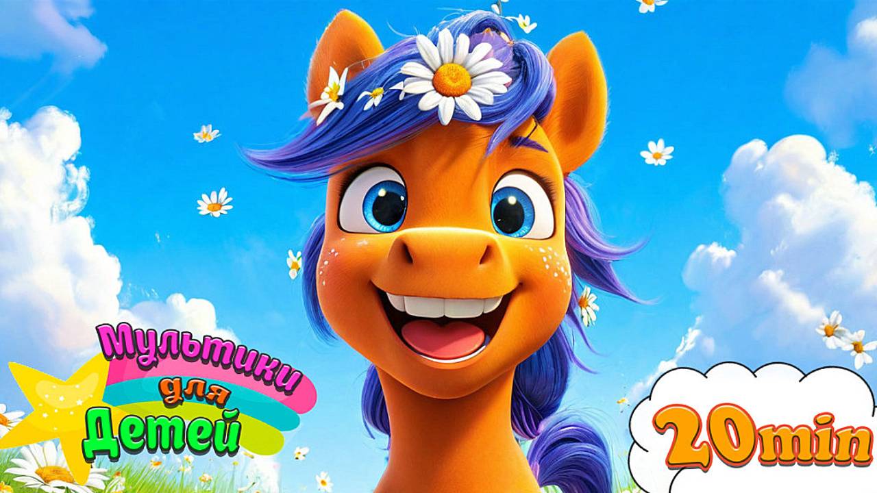 Сборник Любимых ПЕСЕНОК И МУЛЬТИКОВ для Детей #2+ Весёлые Песенки Детям + Мультики малышам смотреть онлайн