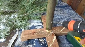 Новогодняя Елка из веток Своими руками