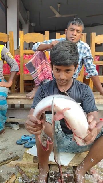 Amazing Pangas Fish Cutting Skill #shorts #ffbd #fish_cutting_bd