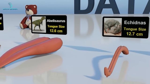 100 Animal, Dinosaur And Sea Monster Tongues 3D Size Comparison смотреть онлайн