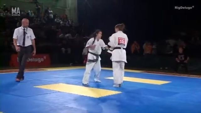 Junai Alieva (Russia) V Joke De Borger (Belgium) 2nd Round British Open Championships 2014