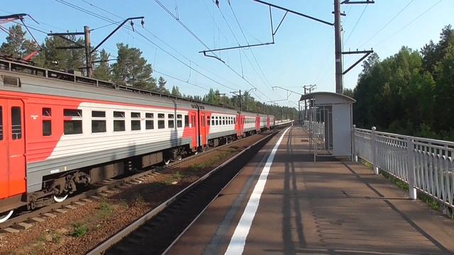 ЭТ2М-136 - Отправление с платформы Лемболово смотреть онлайн