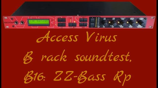 Access Virus B rack Soundtest. Part 3: Lead/a. смотреть онлайн