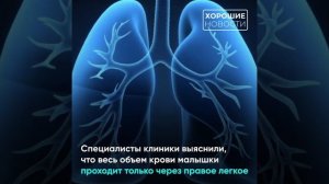 Новосибирские хирурги впервые в мире восстановили легочную артерию двухлетнему ребенку