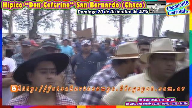 MELISA, 2°Que Petiso 3°Negro el 8 SAN BERNARDO CHACO Domingo 20 12 2015 Video Completo смотреть онлайн