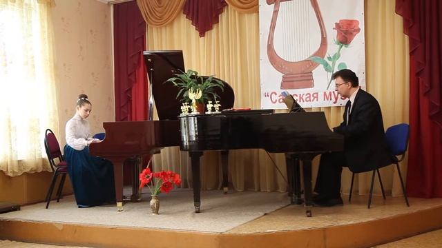 Д. Шостакович. Концертино для двух фортепиано. Тарасова Злата, конц. Котов В.Д. / Сакская муза 2018