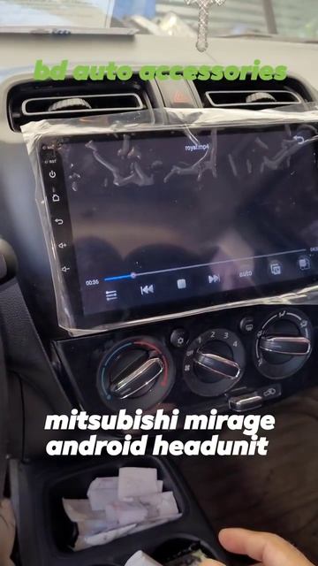 mitsubishi mirage G4 android stereo headunit installation смотреть онлайн