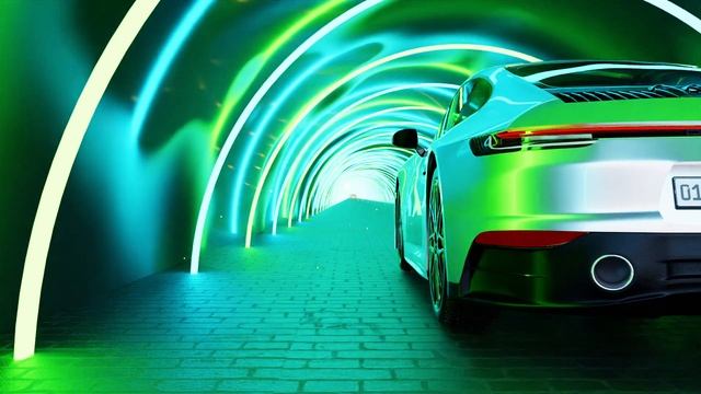 Cyberpunk Ambient Drive Scifi Relaxation Night City Red Blue Neon Retro Screensaver Live Wallpaper смотреть онлайн