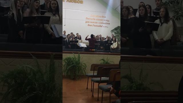 Ти простягаєш небо як тканину... молодіжний хор церкви с.Стобихівка